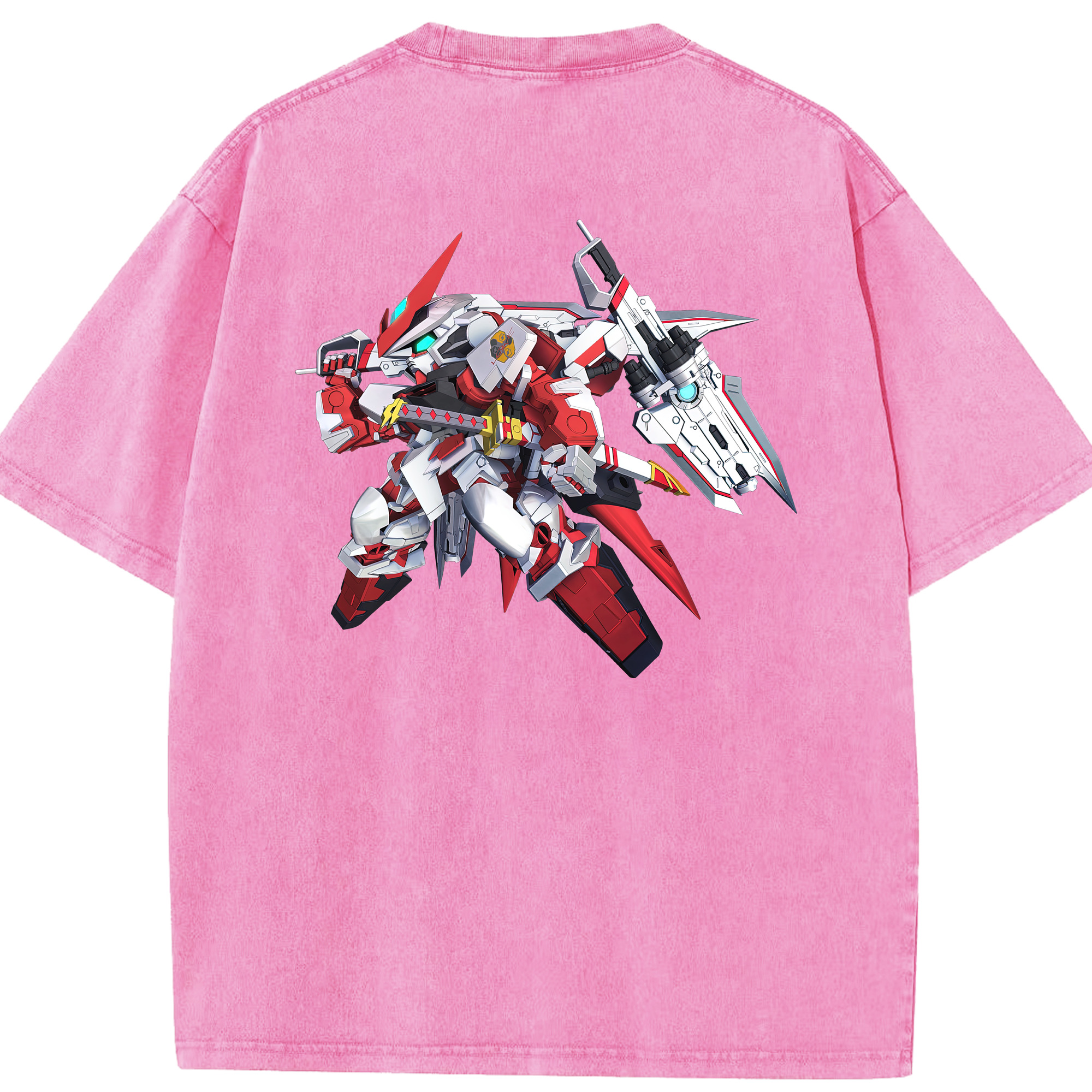 （画像用） 機動戦士ガンダム Mobile Suit Gundam 綿100% ヴィンテージ風 半袖Tシャツ（背面プリント）